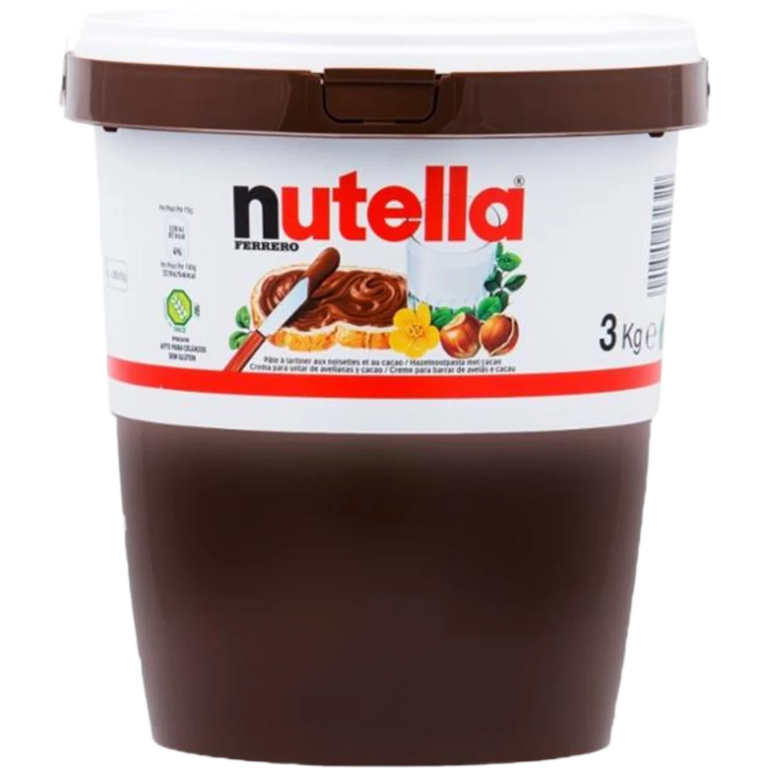 Nutella kenhető kakaós mogyorókrém vendéglátói vödör 3 kg