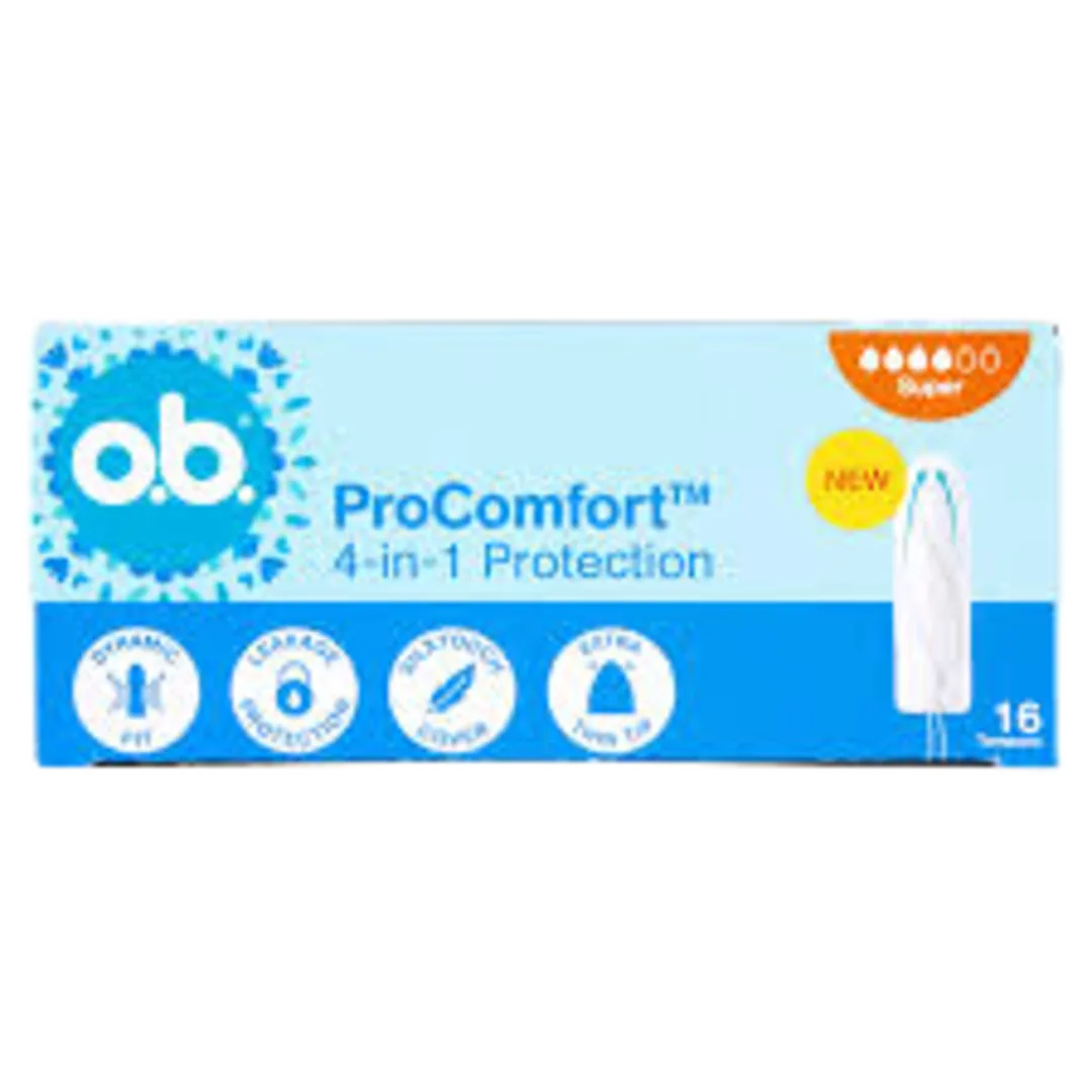 o.b. PRO Comfort Super tampon, 16 db