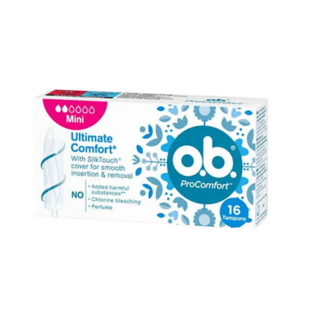 o.b. PRO Ultimate Comfort MINI tampon, 16 db