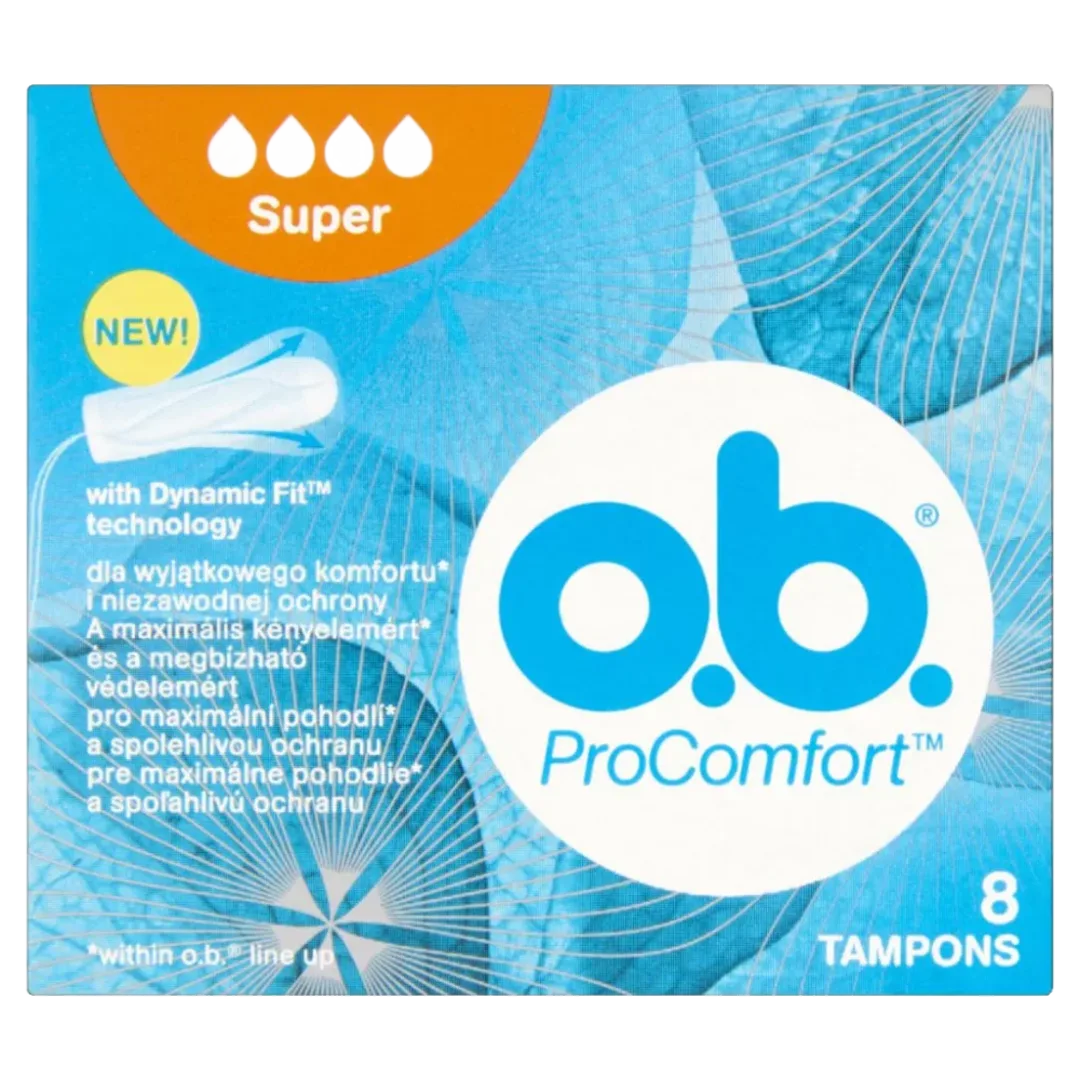 o.b. PRO Ultimate Comfort Super tampon, 8 db