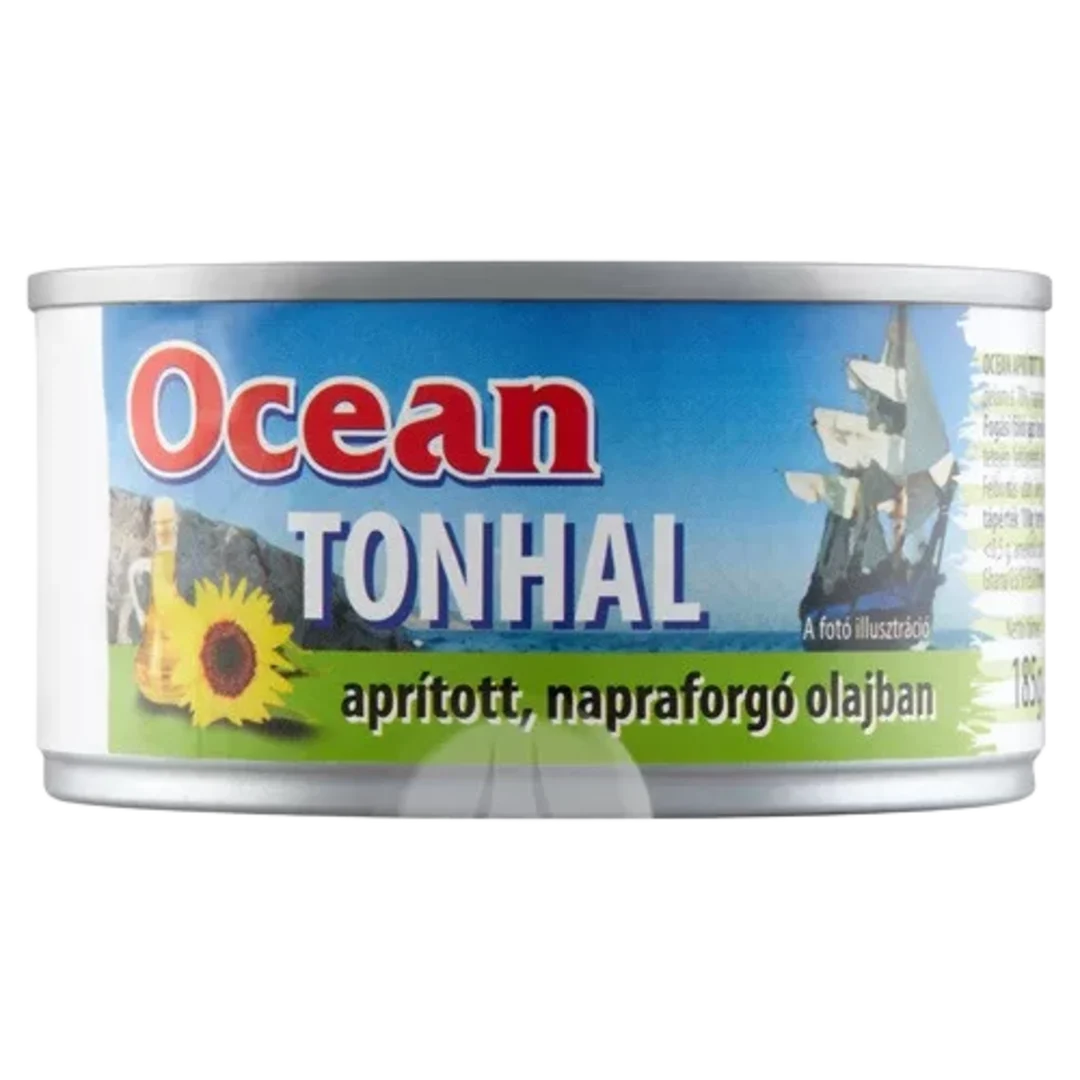 Ocean aprított tonhal növényi olajban 185 g