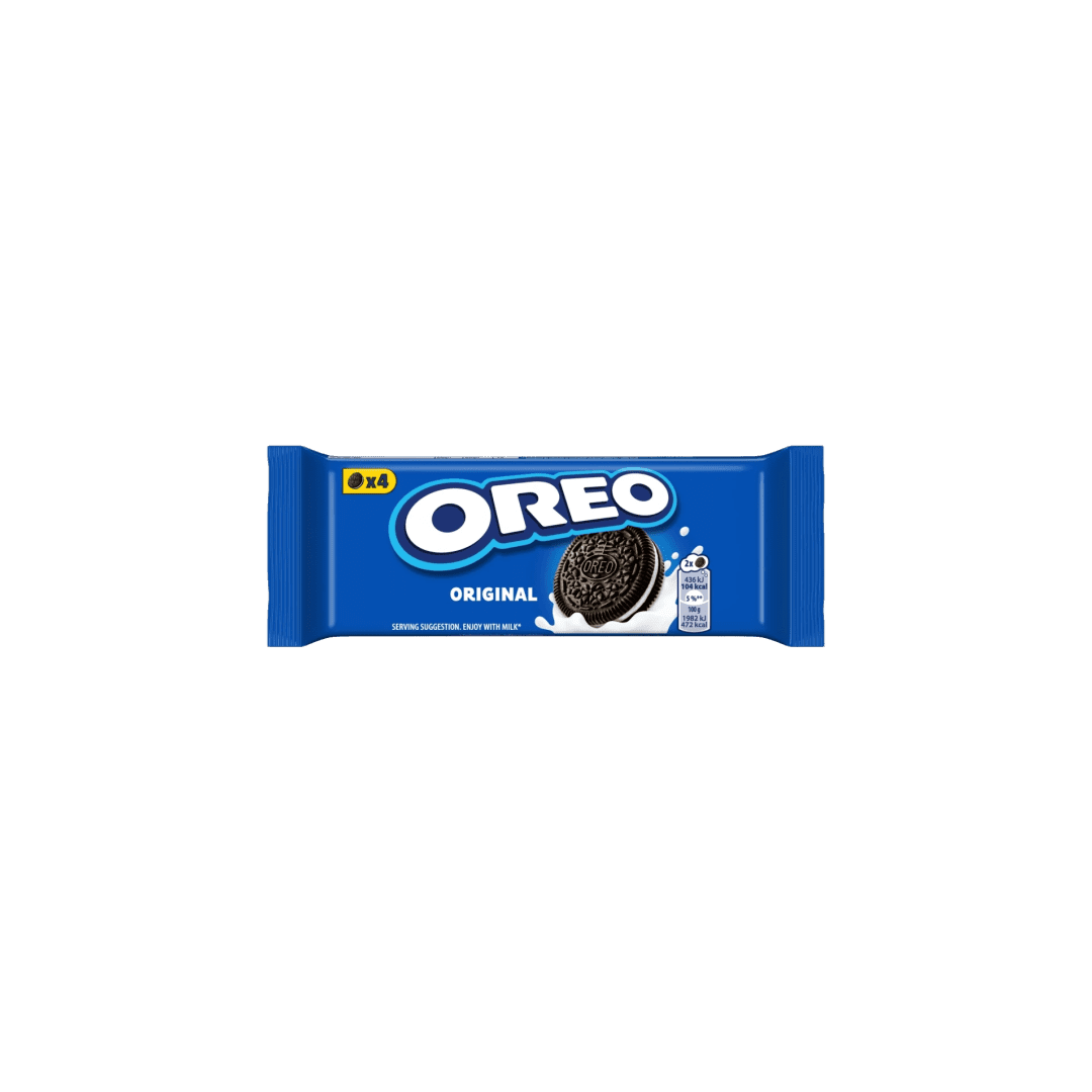 Oreo Original vaníliaízű krémmel töltött kakaós keksz 44 g