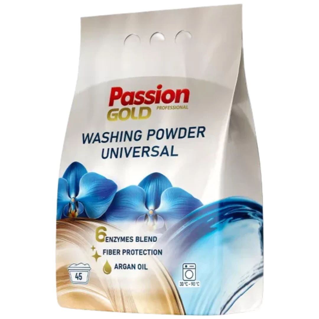 Passion Gold Universal mosópor - 2,7 kg / 45 mosás