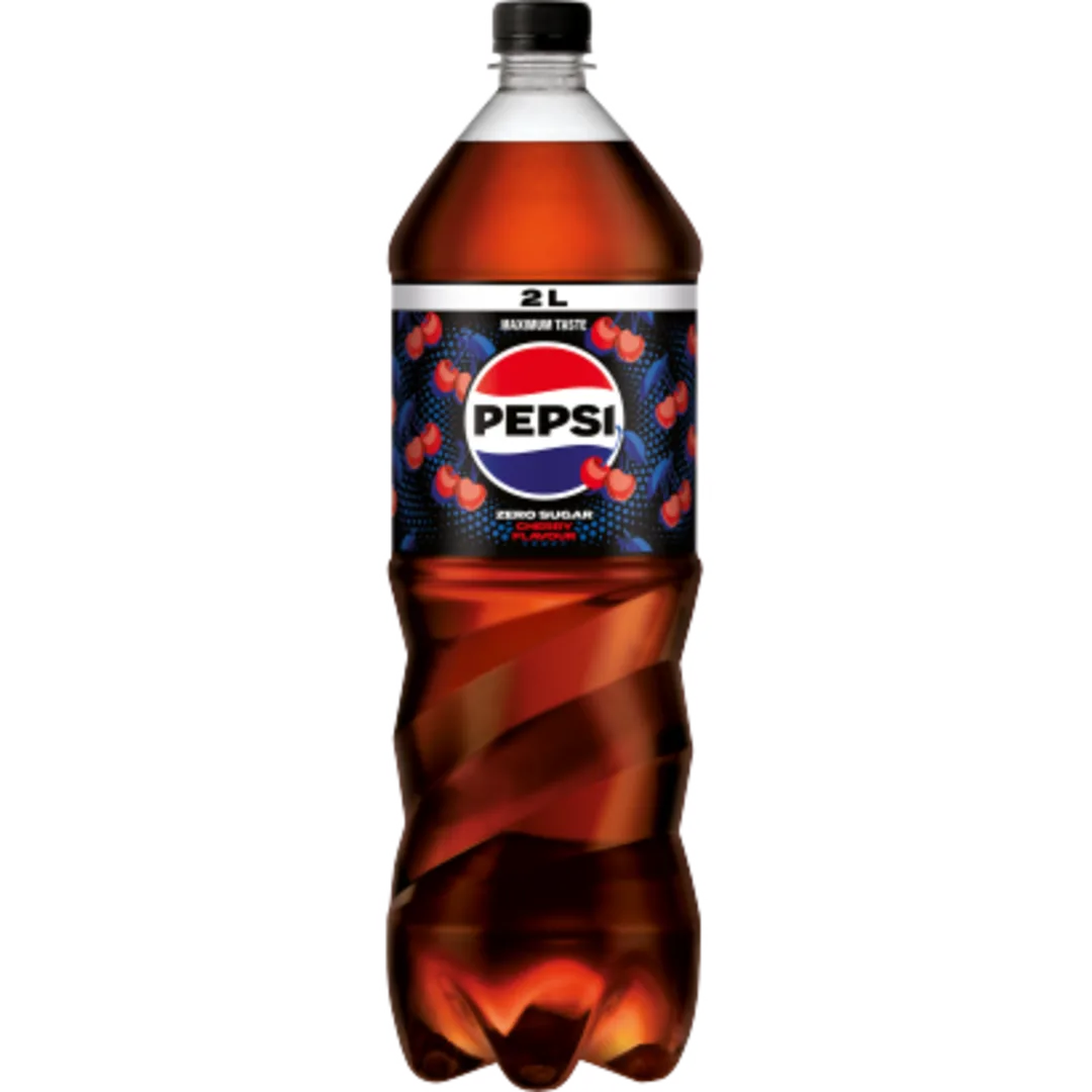 Pepsi Zero Cherry cseresznye ízesítésű colaízű energiamentes szénsavas üdítőital DRS 2 l