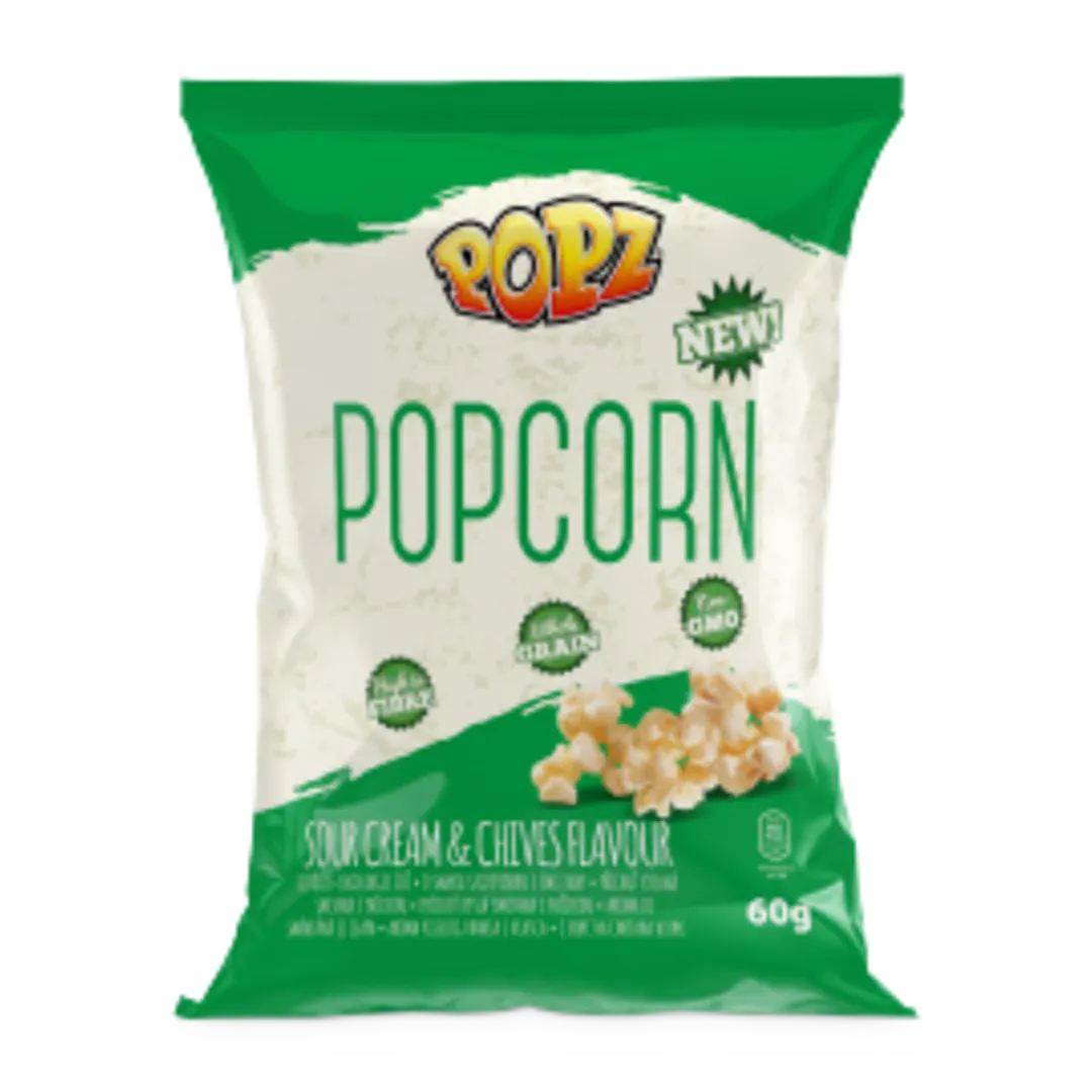 Popz tejfölös-snidlinges kész popcorn 60 g