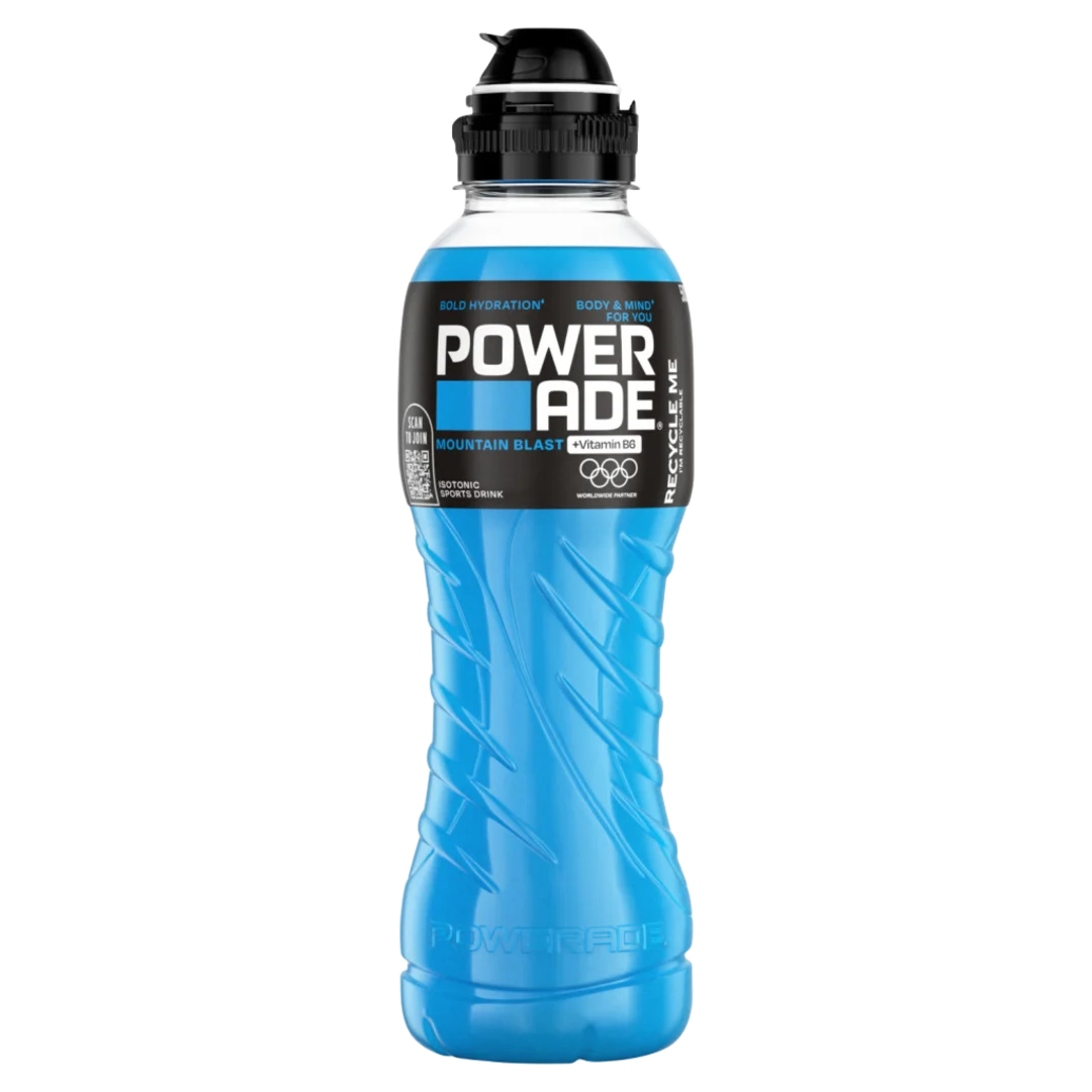 Powerade Mountain Blast vegyes gyümölcsízű izotóniás sportital DRS 500 ml