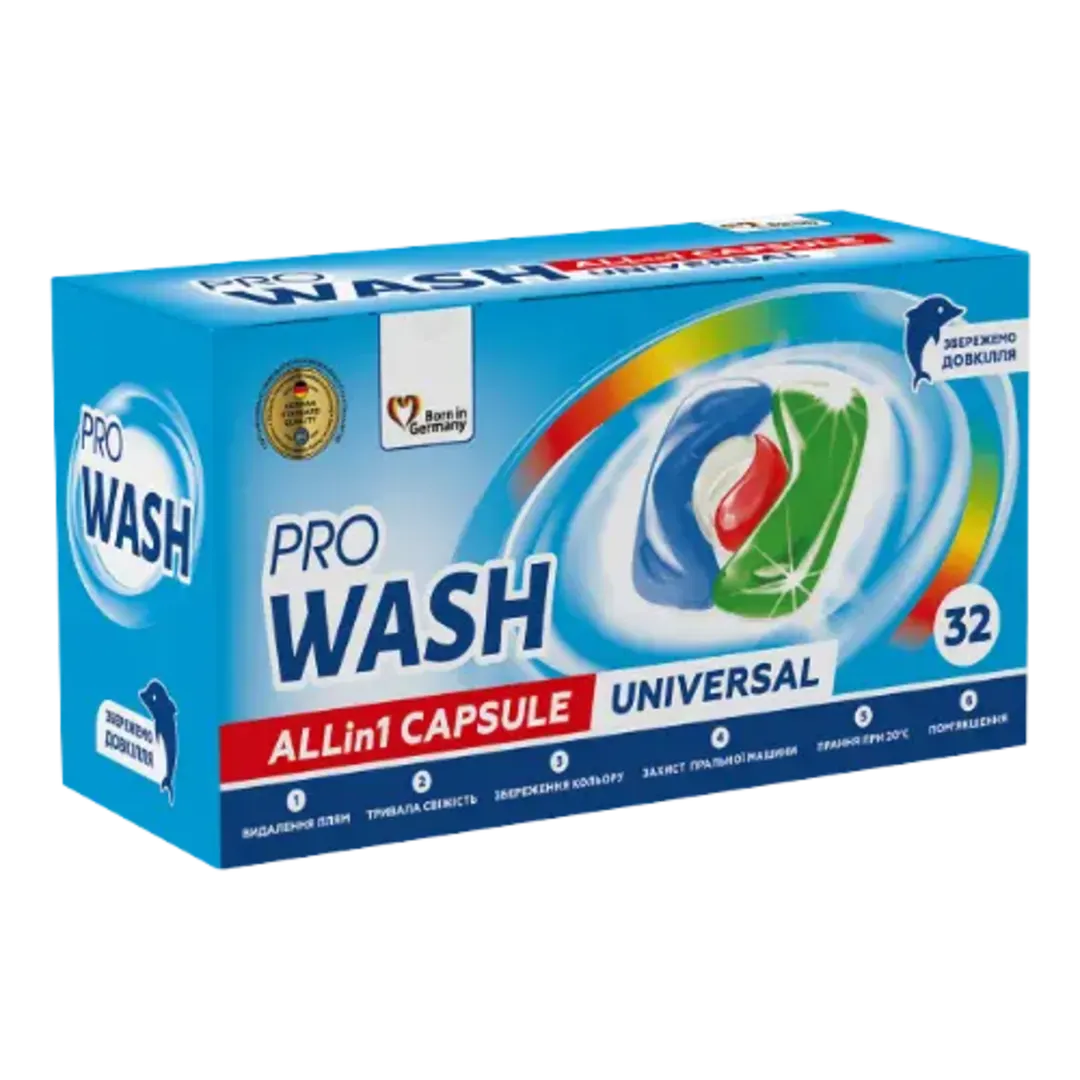 Pro Wash Universal 4 in 1 mosókapszula - 32 db