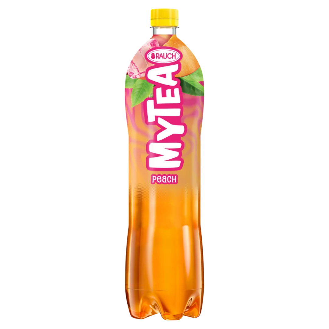 Rauch MyTea Peach őszibarackos jeges tea fekete teából DRS 1,5 l