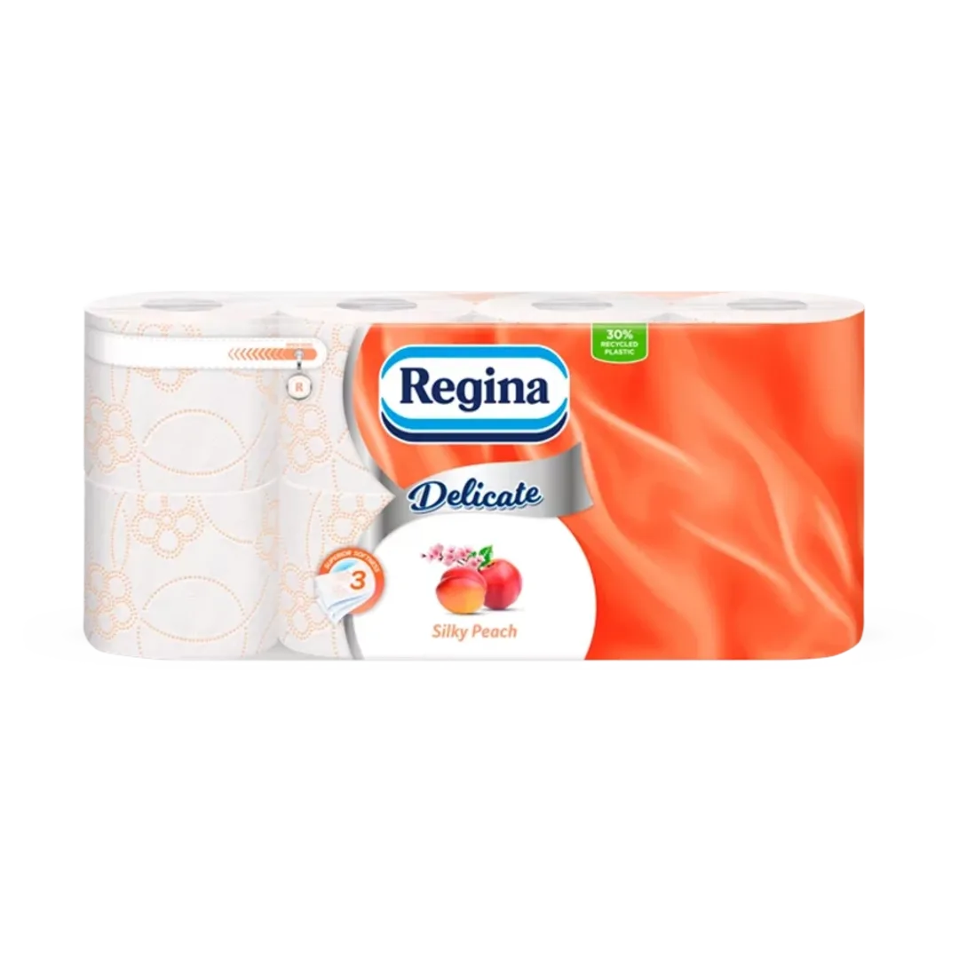 Regina Barack toalettpapír, 3 rétegű, 8 tekercs