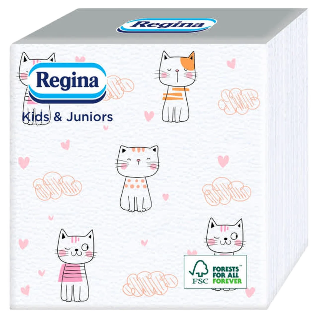 Regina Kids szalvéta, 1 rétegű, 45 db, 30 × 29 cm
