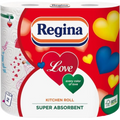 Regina Love papírtörlő, 2 rétegű, 2 tekercs, 50 lap