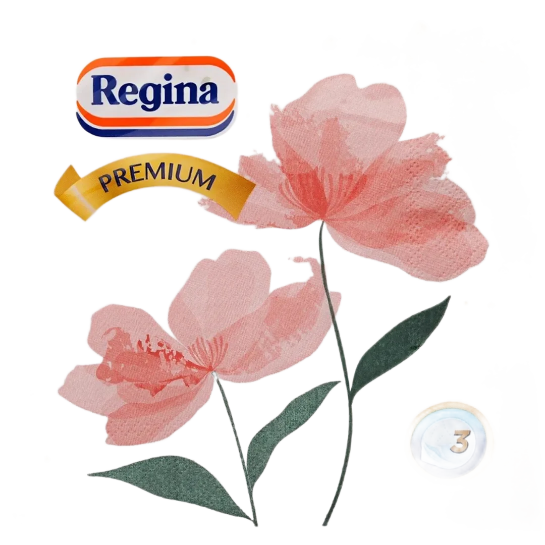 Regina Prémium szalvéta, 3 rétegű, 20 db, 33 × 33 cm