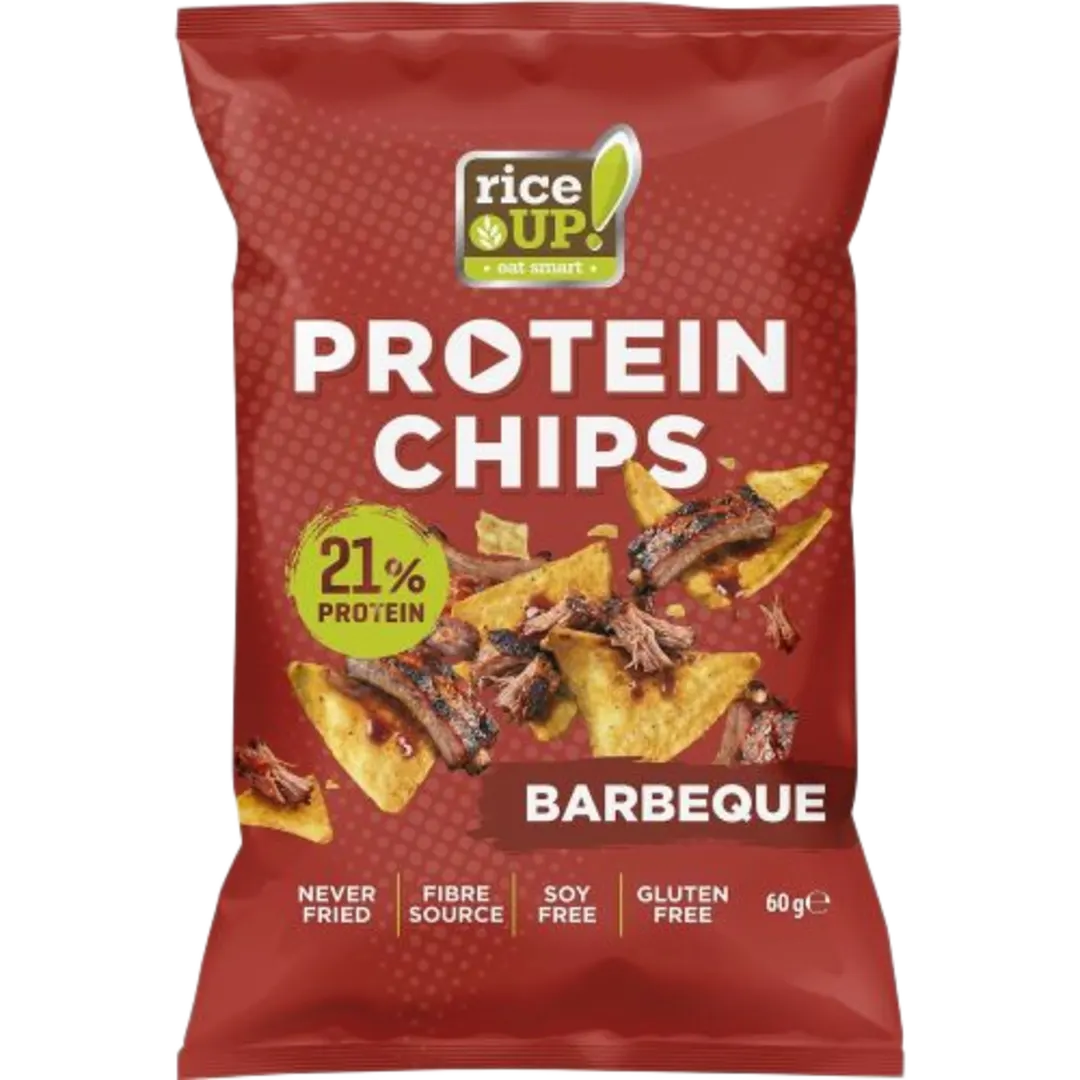 RiceUP! Protein Chips Barbecue fehérje chips 60 g