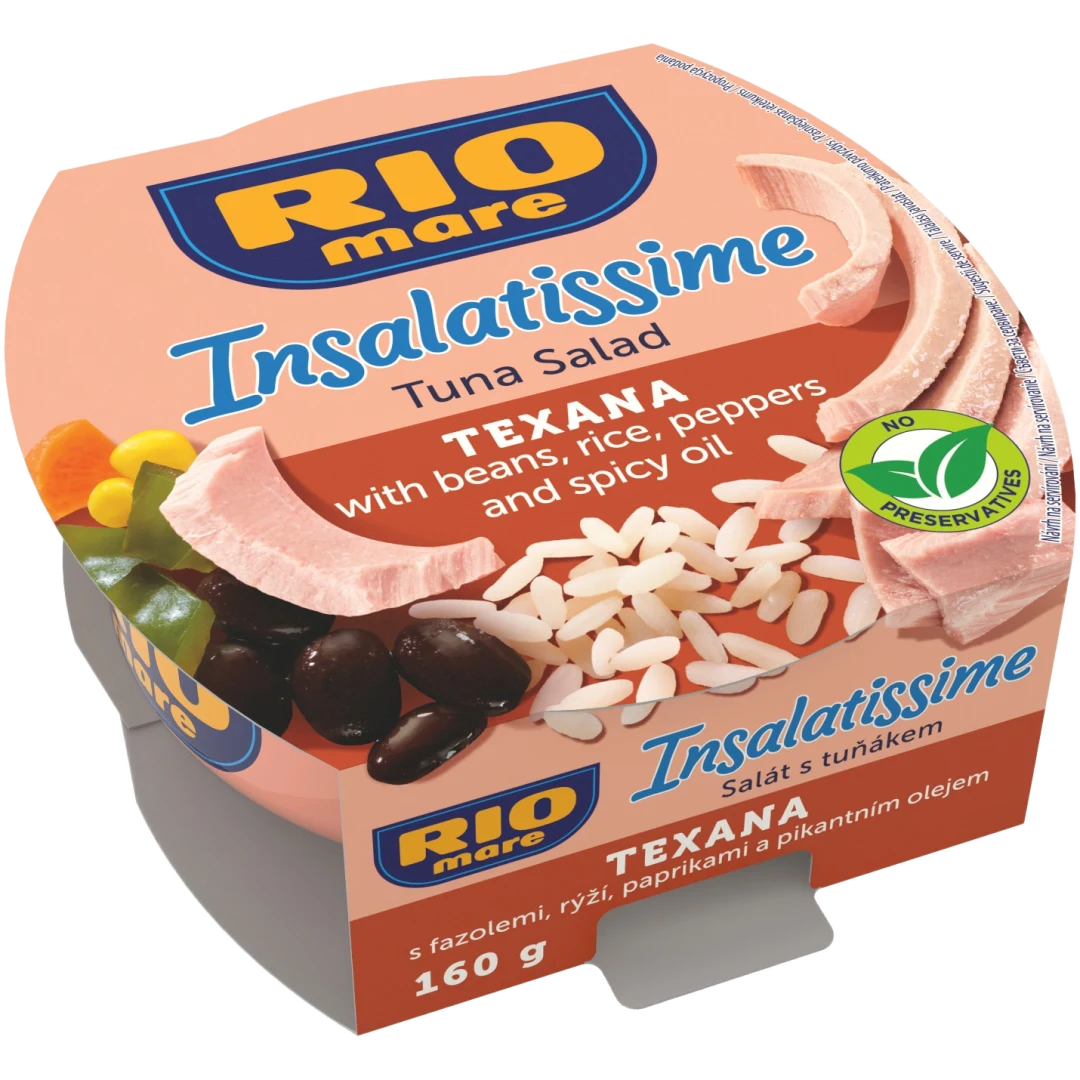 Rio Mare Insalatissime Texana csípős rizses tonhalsaláta 160 g