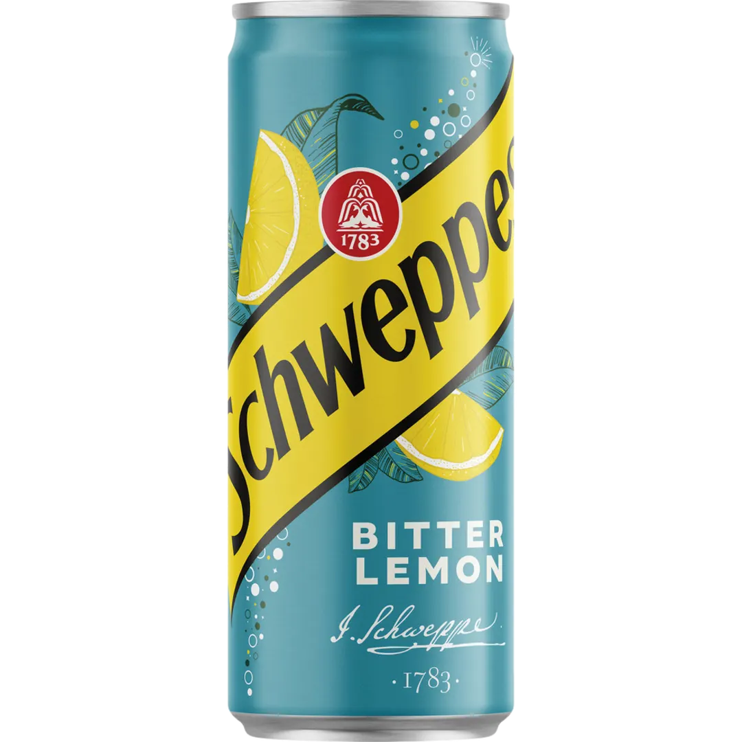 Schweppes Bitter Lemon citromízű szénsavas üdítőital DRS 330 ml