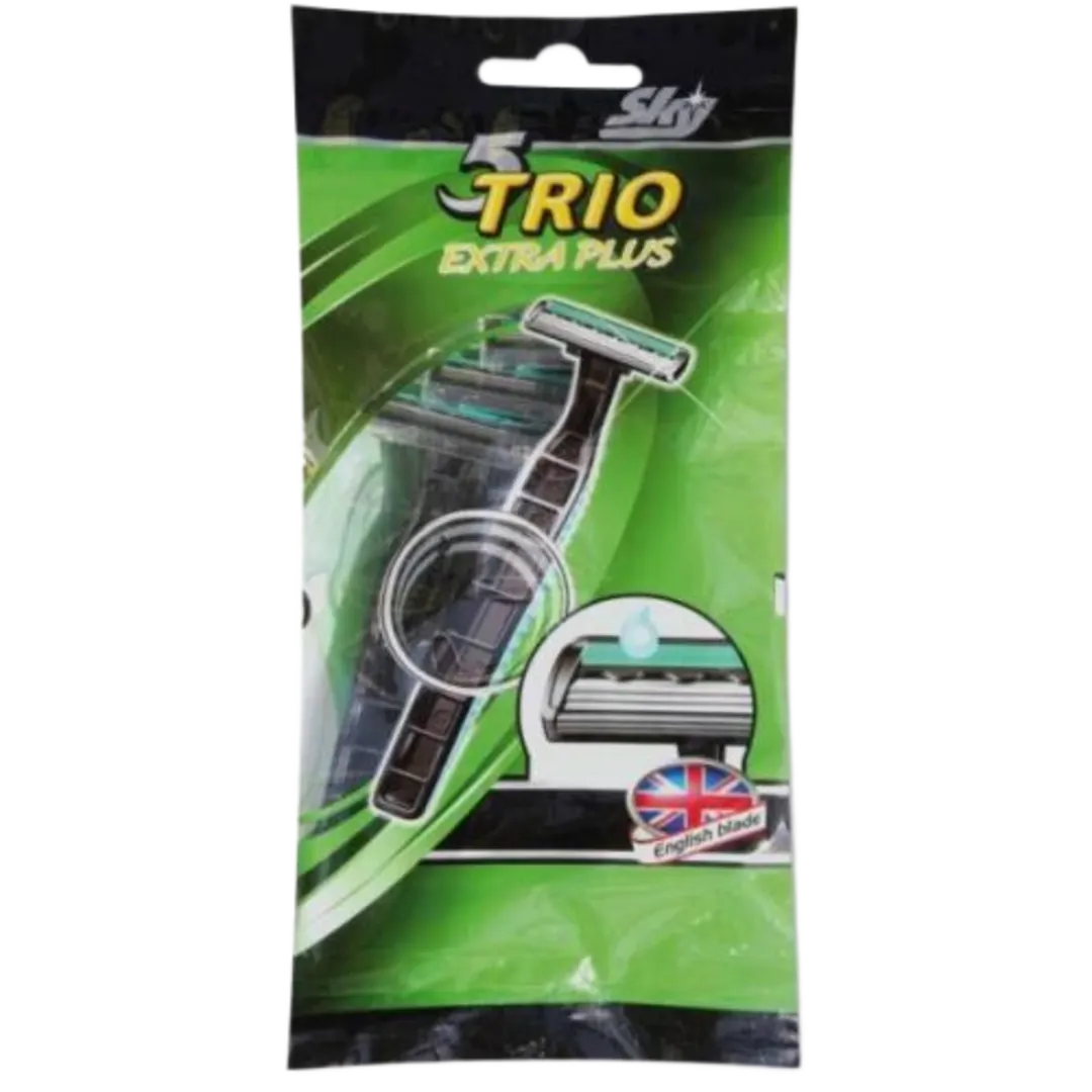 Sky Trio TD-701/5 3 pengés eldobható borotva, 5 db