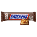 Snickers tejcsokoládéval bevont karamellás-földimogyorós nugátszelet 50 g