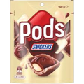 Snickers PODS ropogós ostya-kekszcsészék földimogyorós-karamellás töltelékkel és tejcsokoládéval 160 g