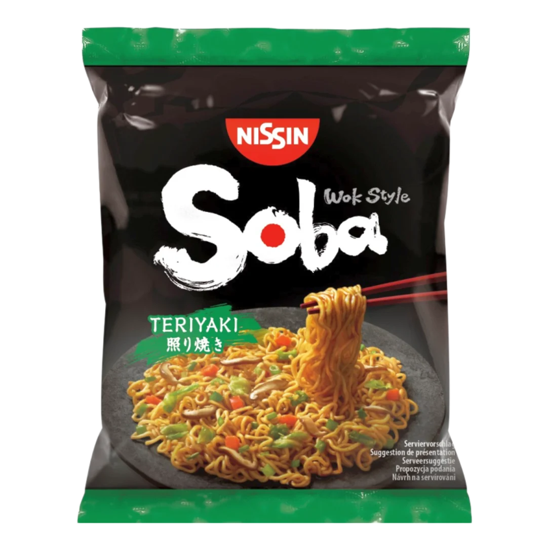 Nissin Soba Bag Teriyaki instant tészta 110 g