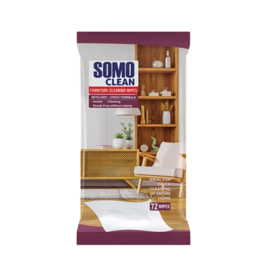 SOMO bútorápoló nedves tisztítókendő - 72 db