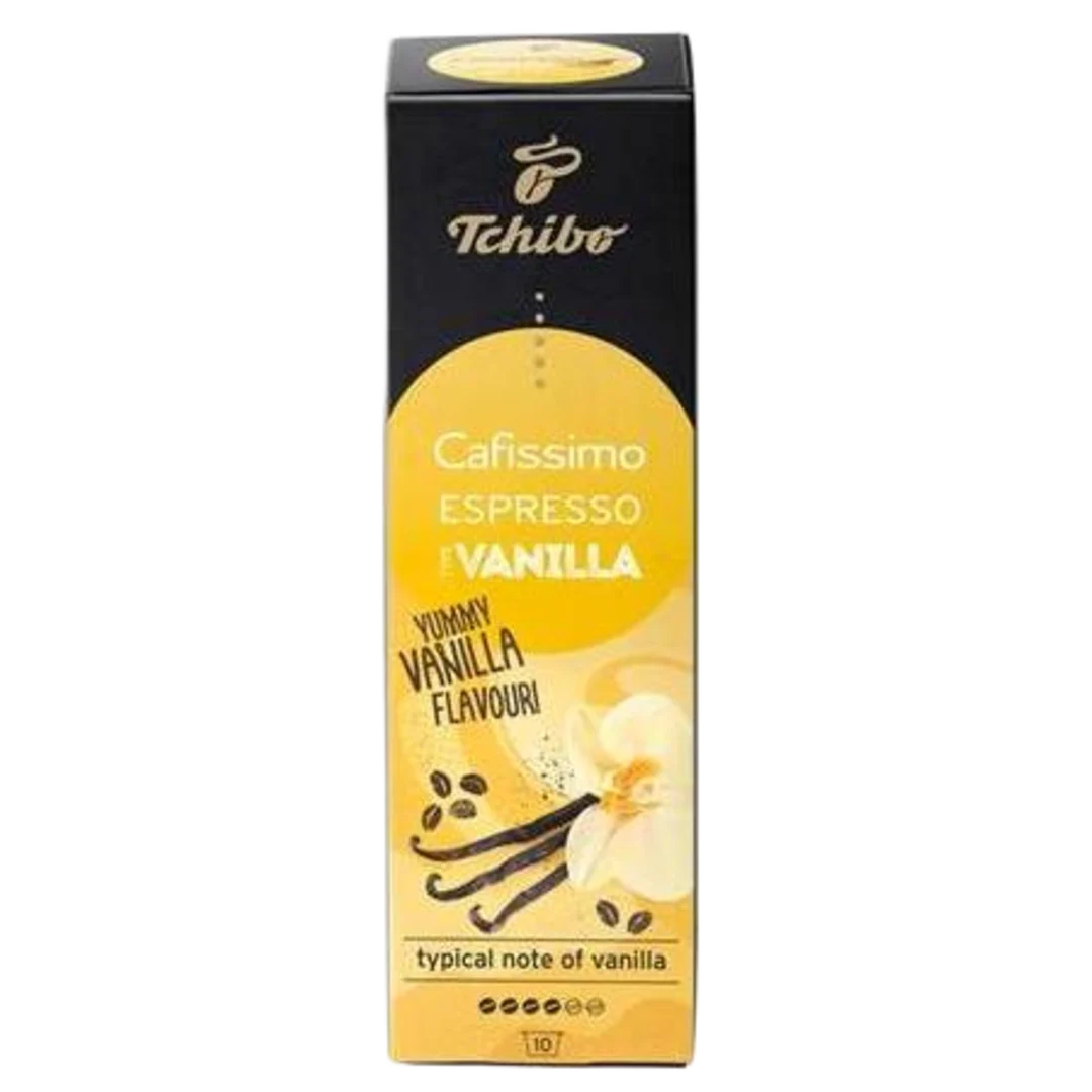 Tchibo Cafissimo Espresso Vanilla vanília ízű kávékapszula 10×7 g (70 g)
