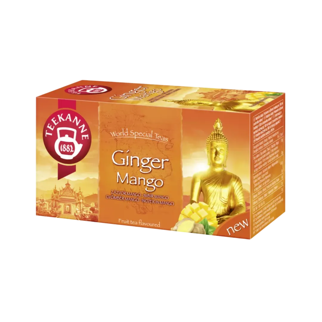 Teekanne Ginger Mango gyömbér-mangó ízű gyümölcstea 20 filter (35 g)