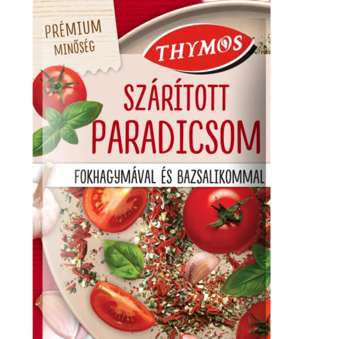Thymos szárított paradicsom fokhagymával és bazsalikommal 15 g