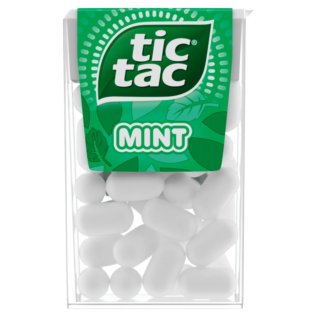 Tic Tac Mint mentolos ízű cukordrazsé 18 g