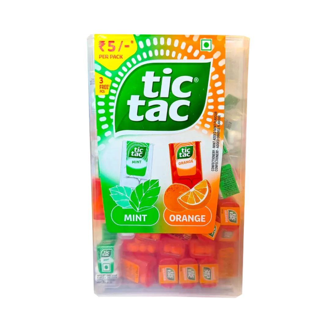 Tic Tac Lilliput Mix Orange & Mint mini cukordrazsé 75×3,4 g (255 g)