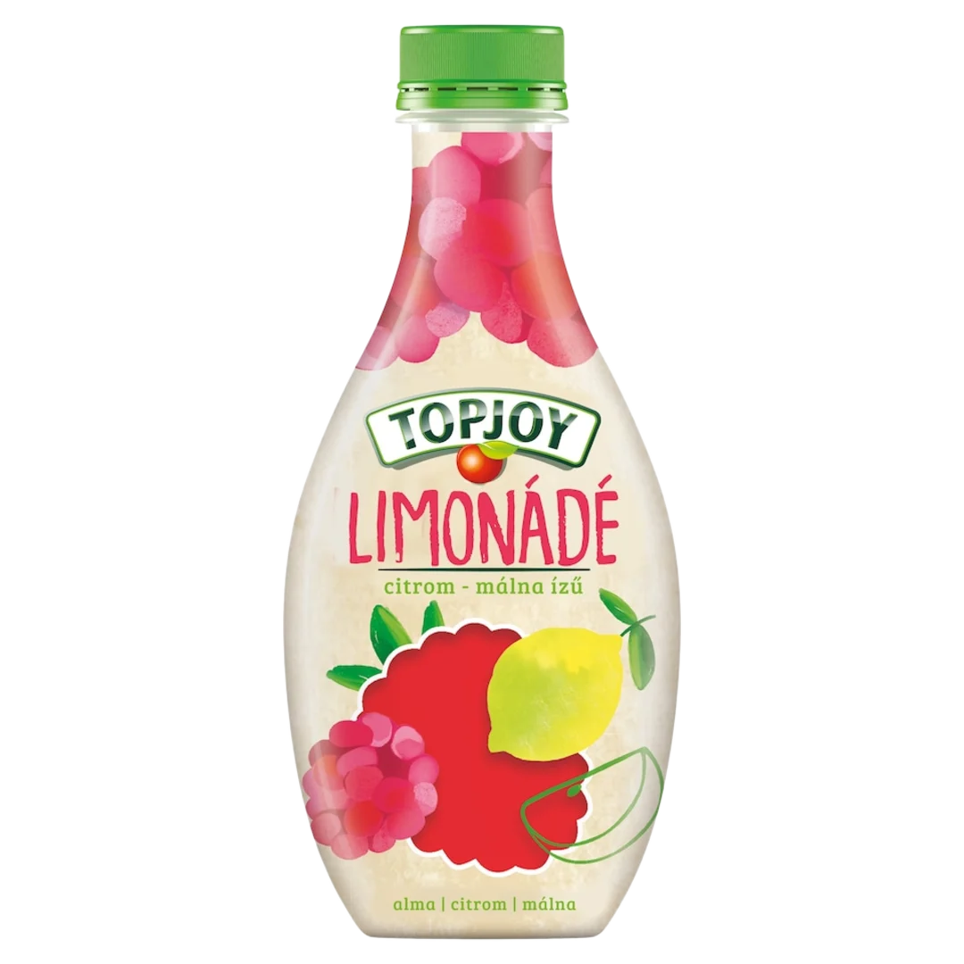 TopJoy citrom-málna limonádé szénsavmentes vegyes gyümölcsital DRS 400 ml