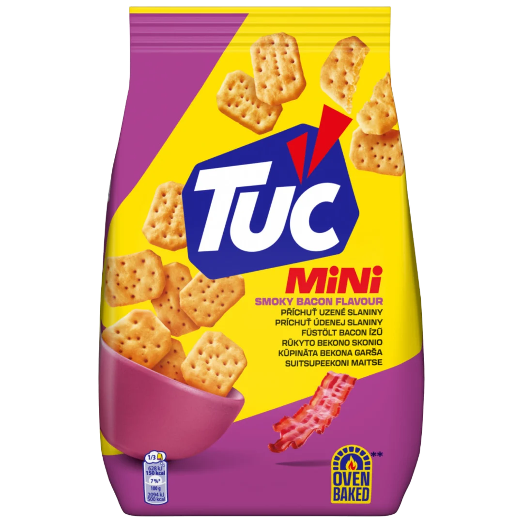 TUC Mini füstölt bacon ízű kréker 100 g