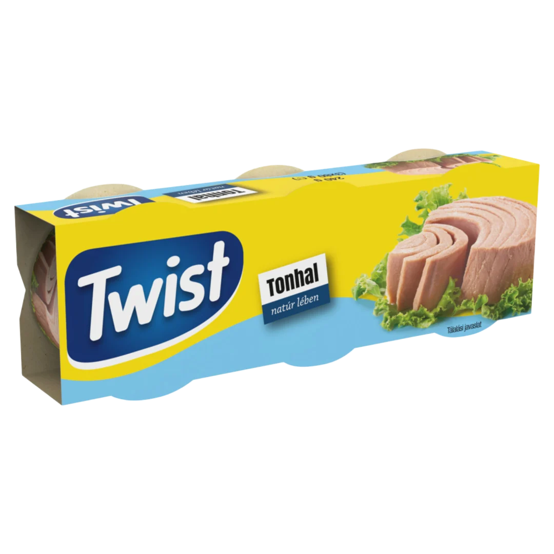 Twist tonhaltörzs natúr lében 3 × 80 g (240 g)