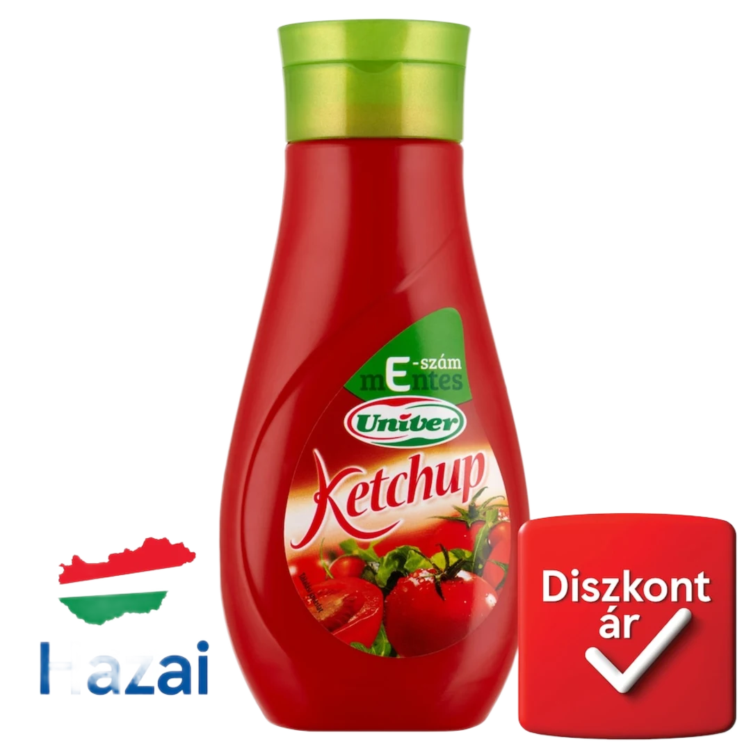 Univer E-szám-mentes ketchup 470 g