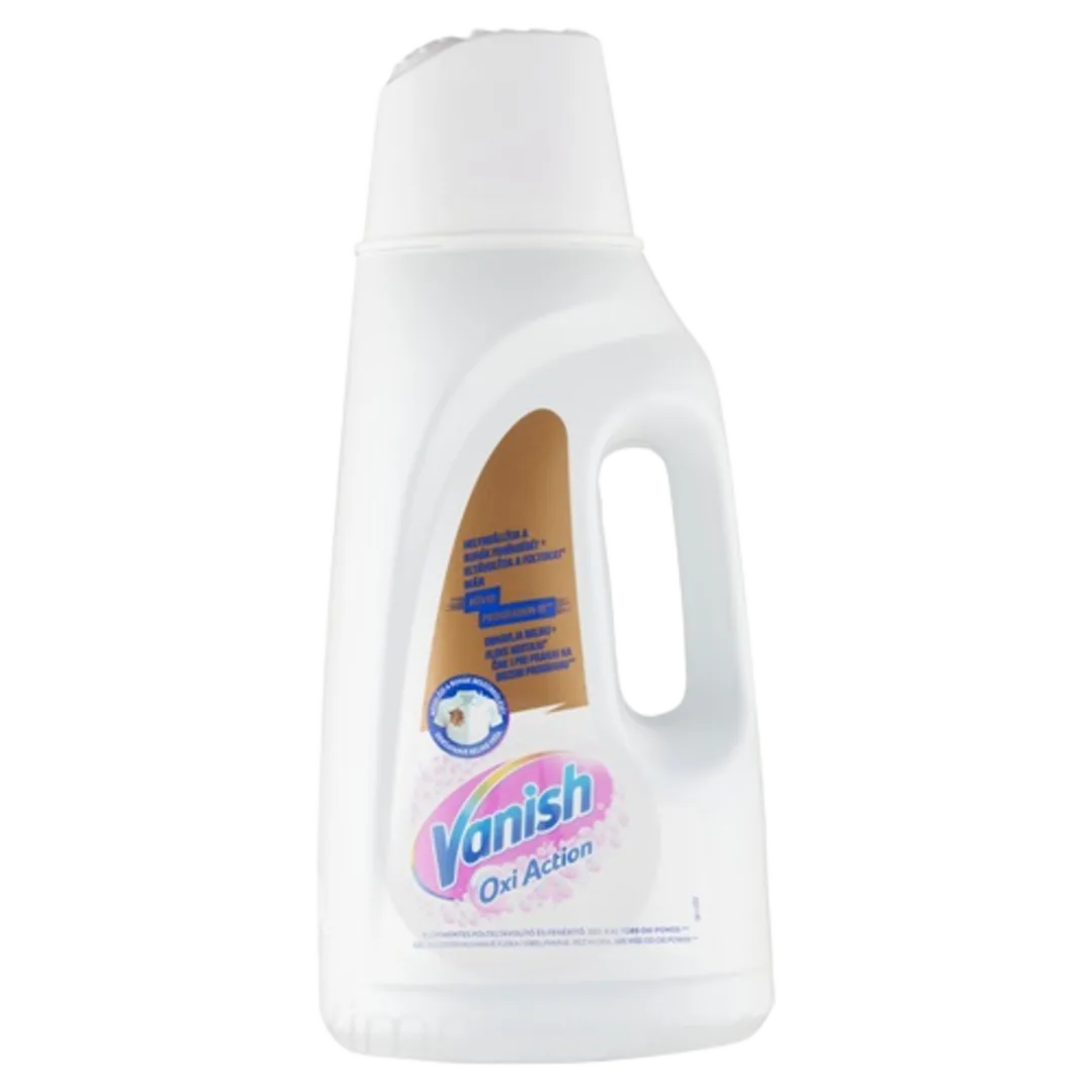 Vanish Oxi Action White folyékony folteltávolító és 2 l