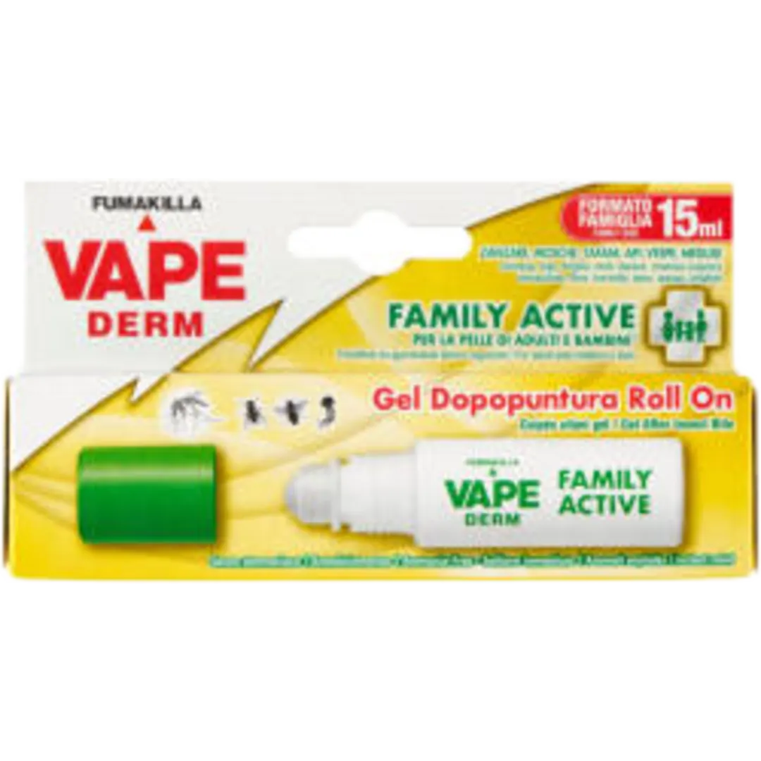 Vape Derm Family Active csípés utáni gél, 15 ml