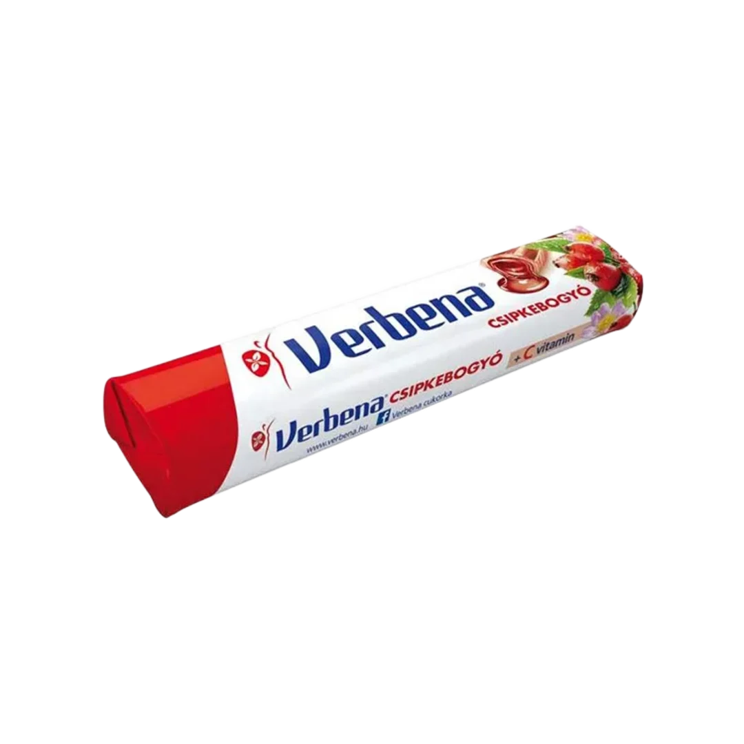Verbena csipkebogyós töltött keménycukorka C-vitaminnal 32 g