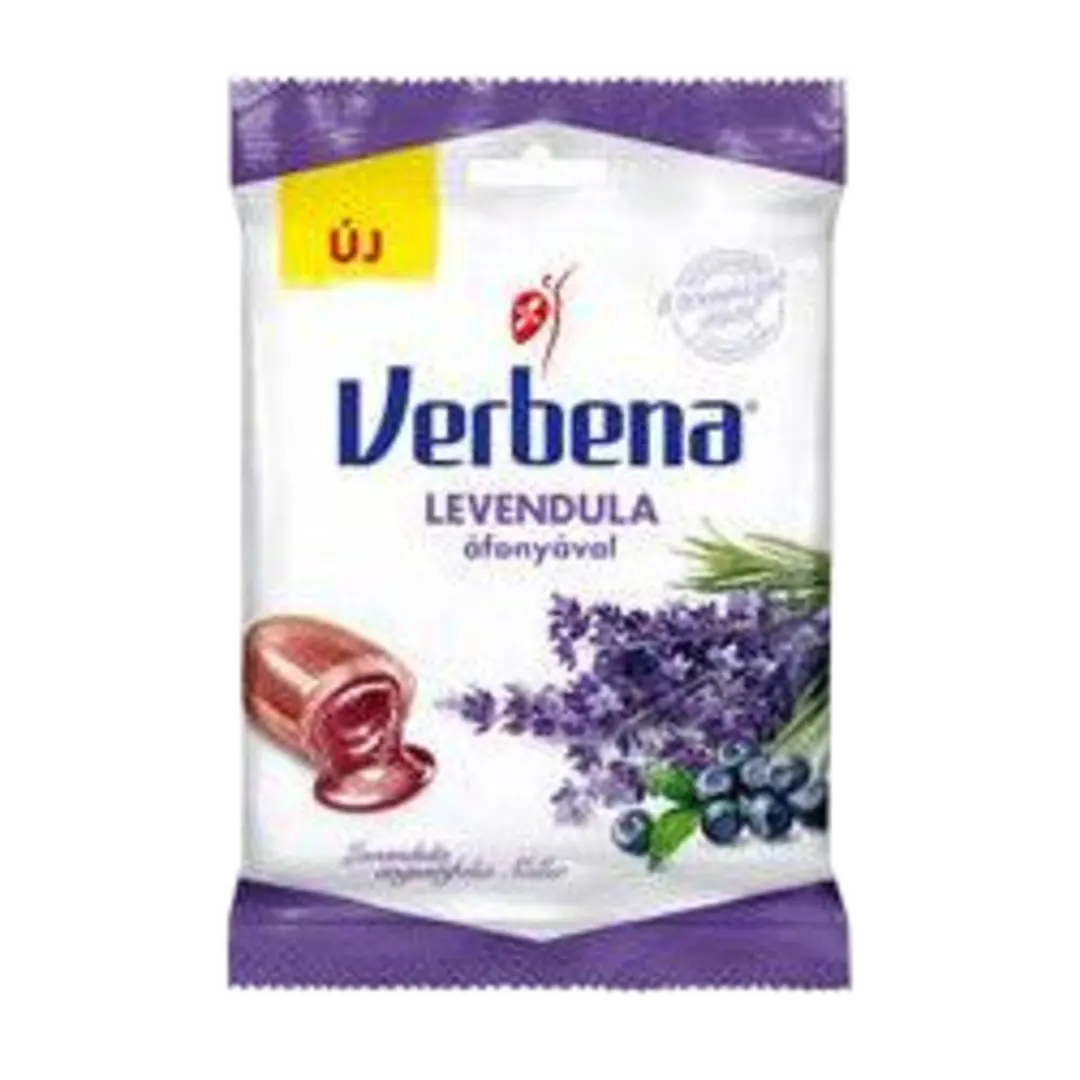 Verbena levendulás töltött keménycukorka áfonyával és C-vitaminnal 60 g