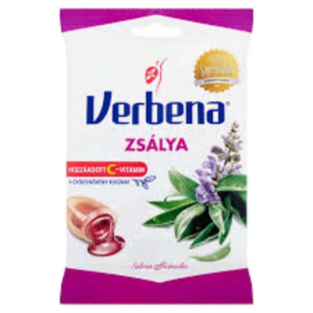Verbena zsályás töltött keménycukorka mézzel és C-vitaminnal 60 g