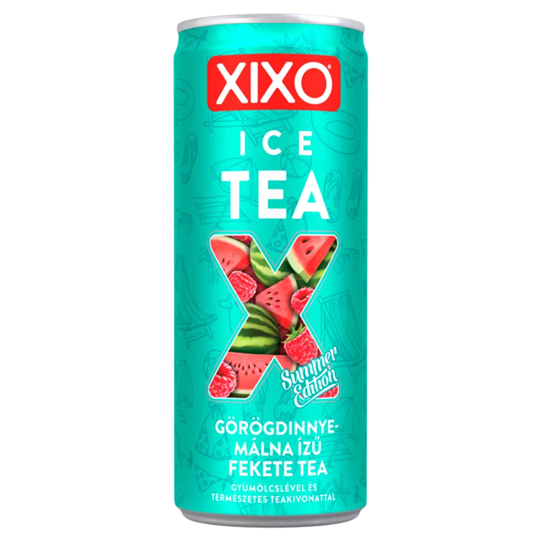 XIXO Ice Tea Görögdinnye–Málna görögdinnye-málna ízű szénsavmentes jegestea DRS 250 ml