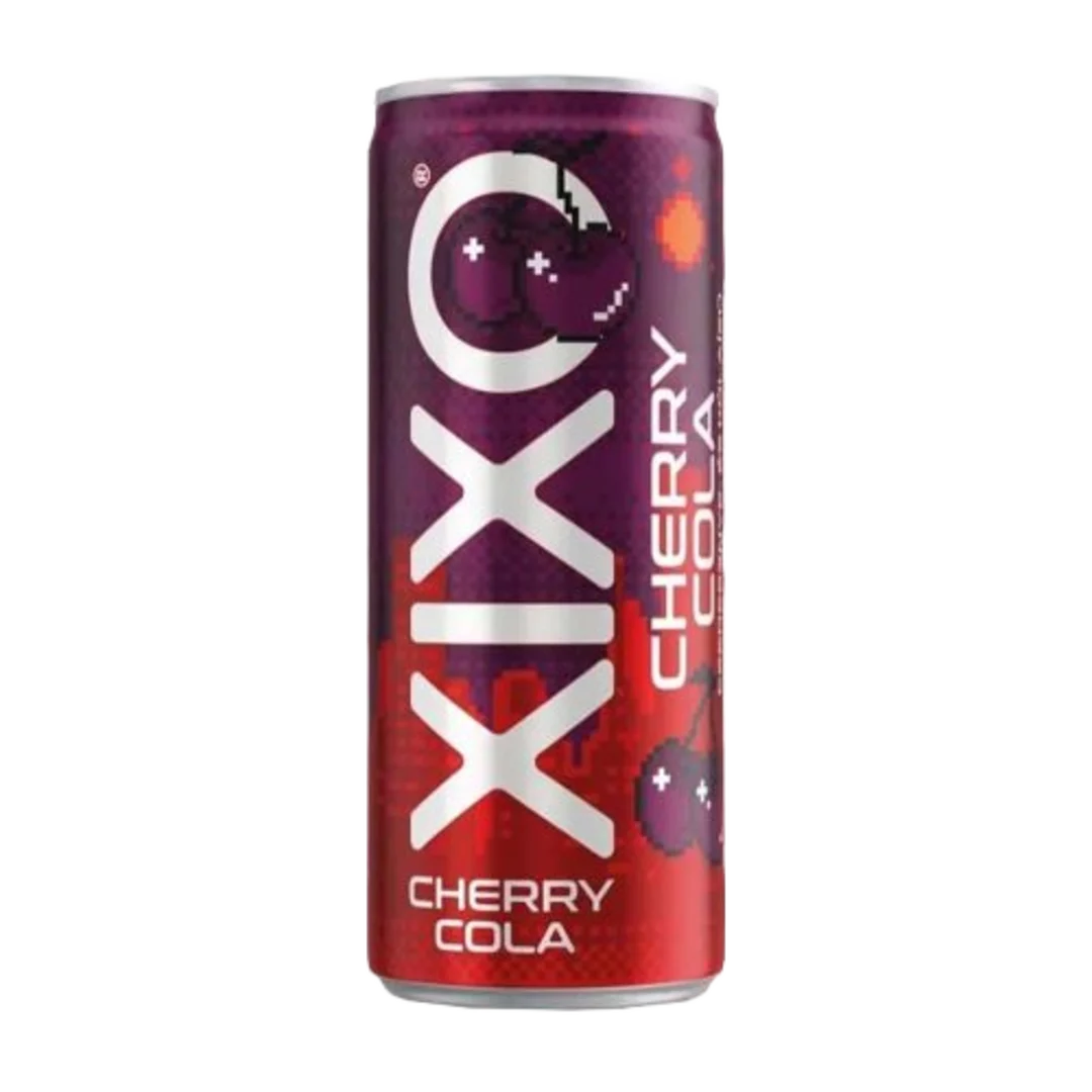 XIXO Cherry Cola cseresznye-kóla ízű szénsavas üdítőital DRS 250 ml