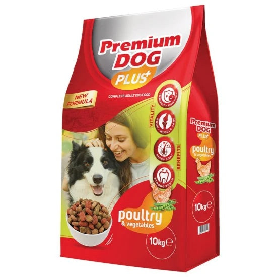Premium Dog száraz kutyaeledel baromfival és zöldségekkel 10 kg