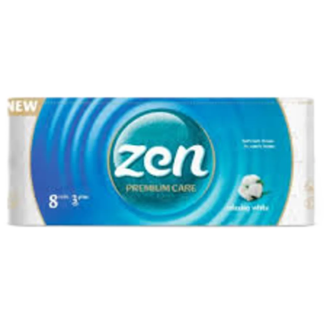 Zen Ocean toalettpapír, 3 rétegű, 8 tekercs, 145 lap