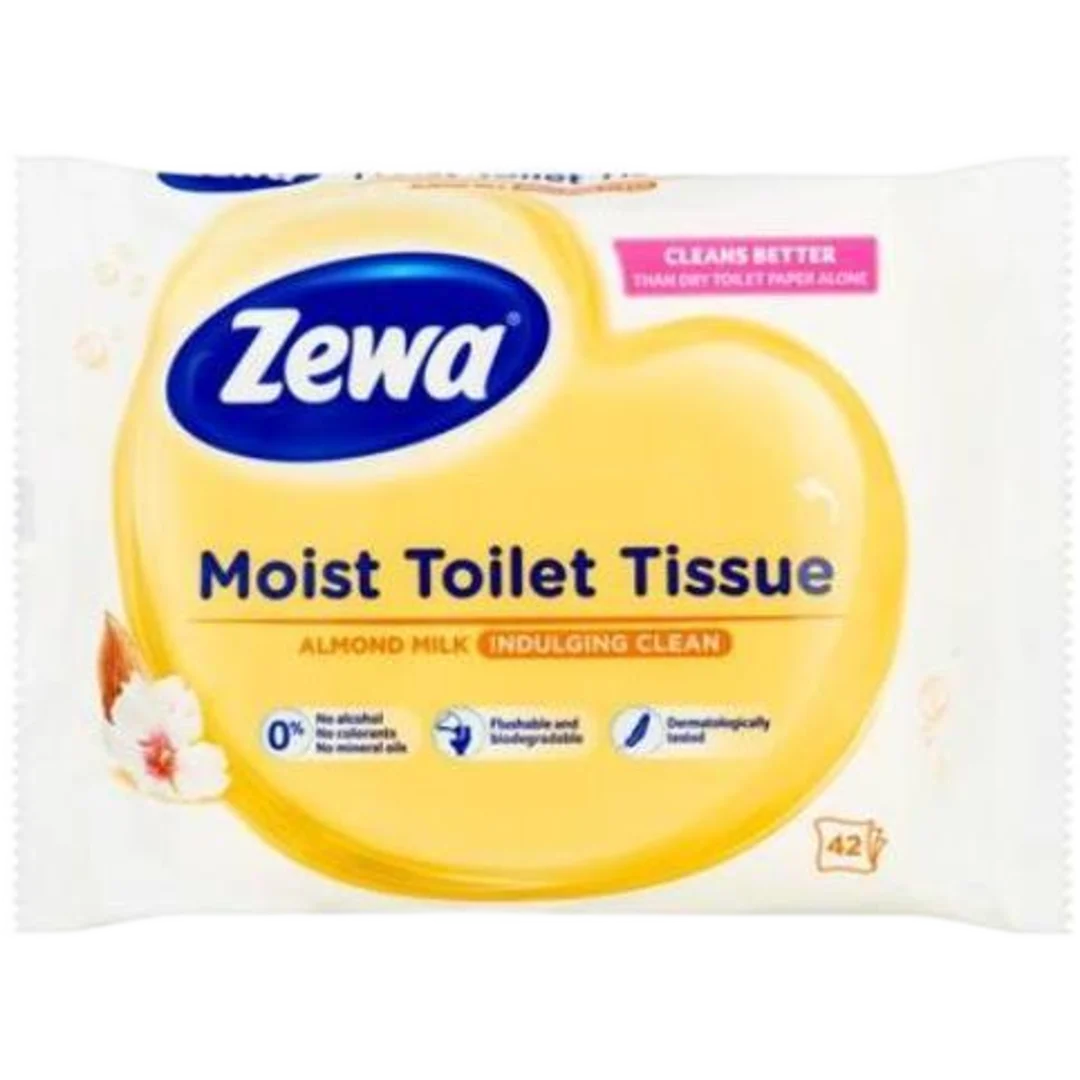 Zewa Almond Milk nedves toalettpapír, 42 db