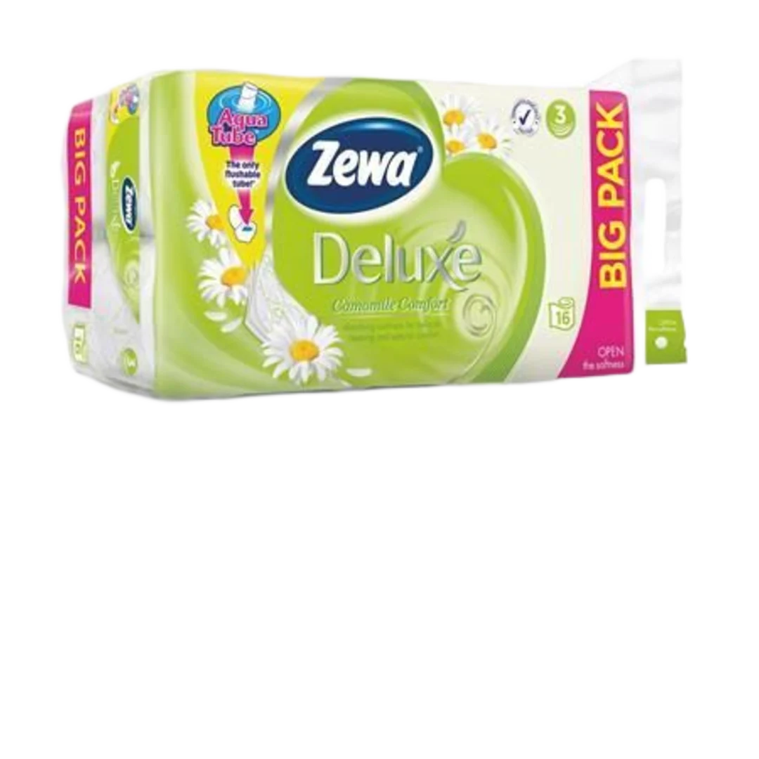 Zewa Deluxe Camomile Comfort toalettpapír, 3 rétegű, 16 tekercs